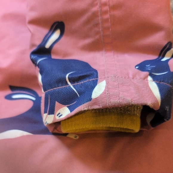 Boden Pink Coat with Rabbit Design - Picture 8 of 8